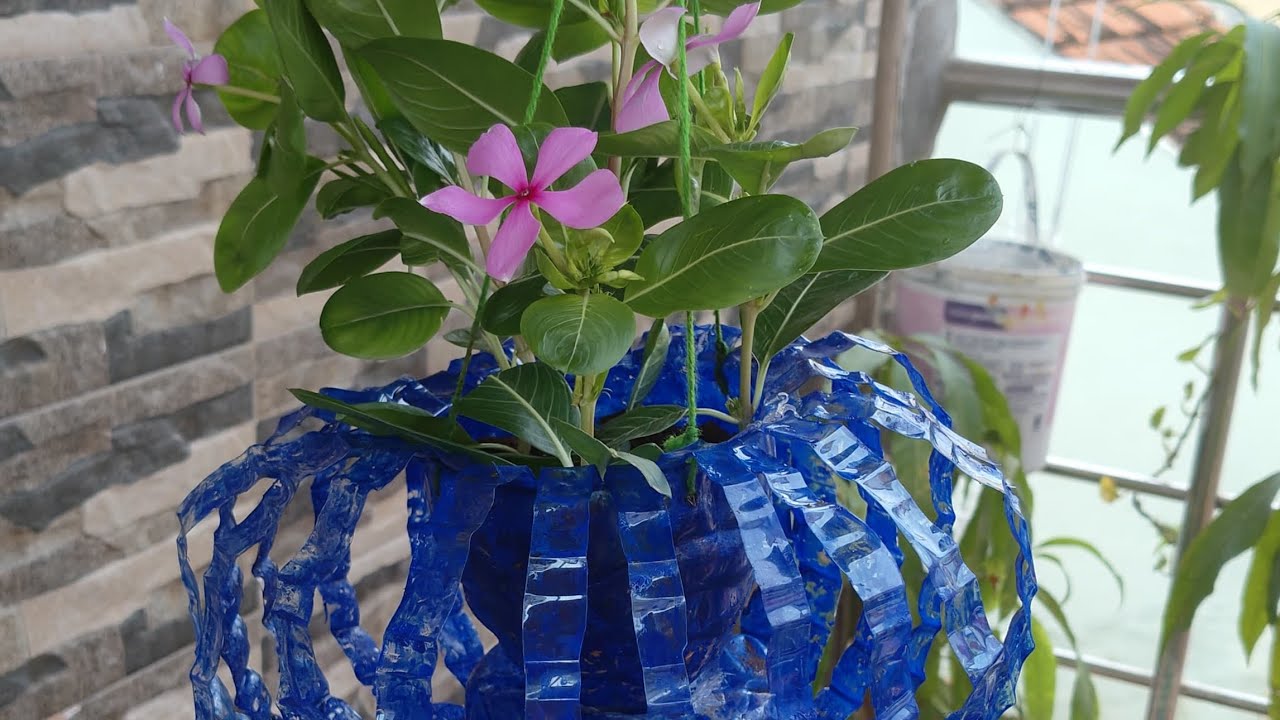 DIY Hanging Pot from Plastic Bottle 🌿 | Best Out of Waste Craft Idea | Easy Home Garden Decor