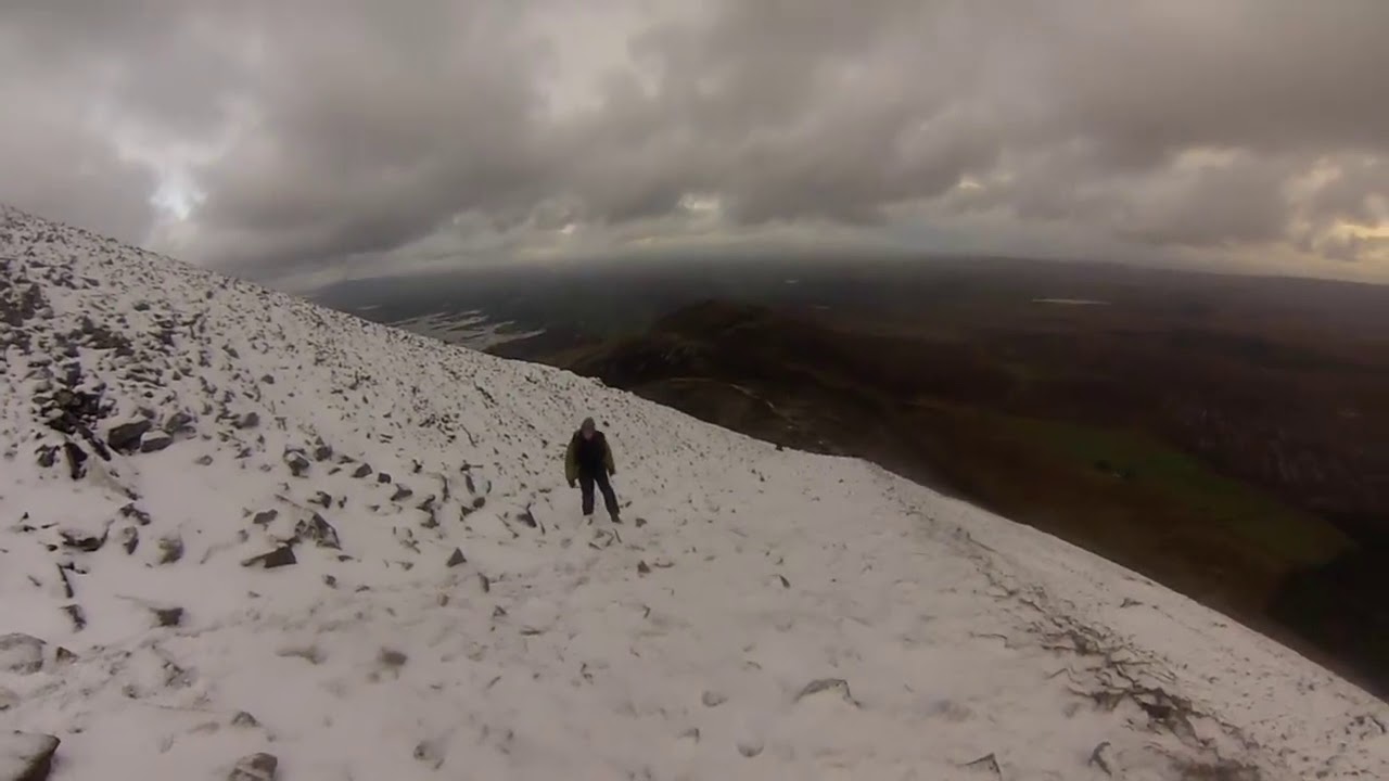 Hiking Croagh Patrick in the Snow with our Gappers camera iphone 8 plus apk