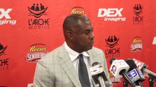 Alabama Defensive Backs Coach Mel Tucker at L'Arche Football Preview