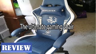 GTPLAYER Gaming Chair with Bluetooth Speakers and Footrest Review - The ultimate gaming chair 2023 screenshot 4