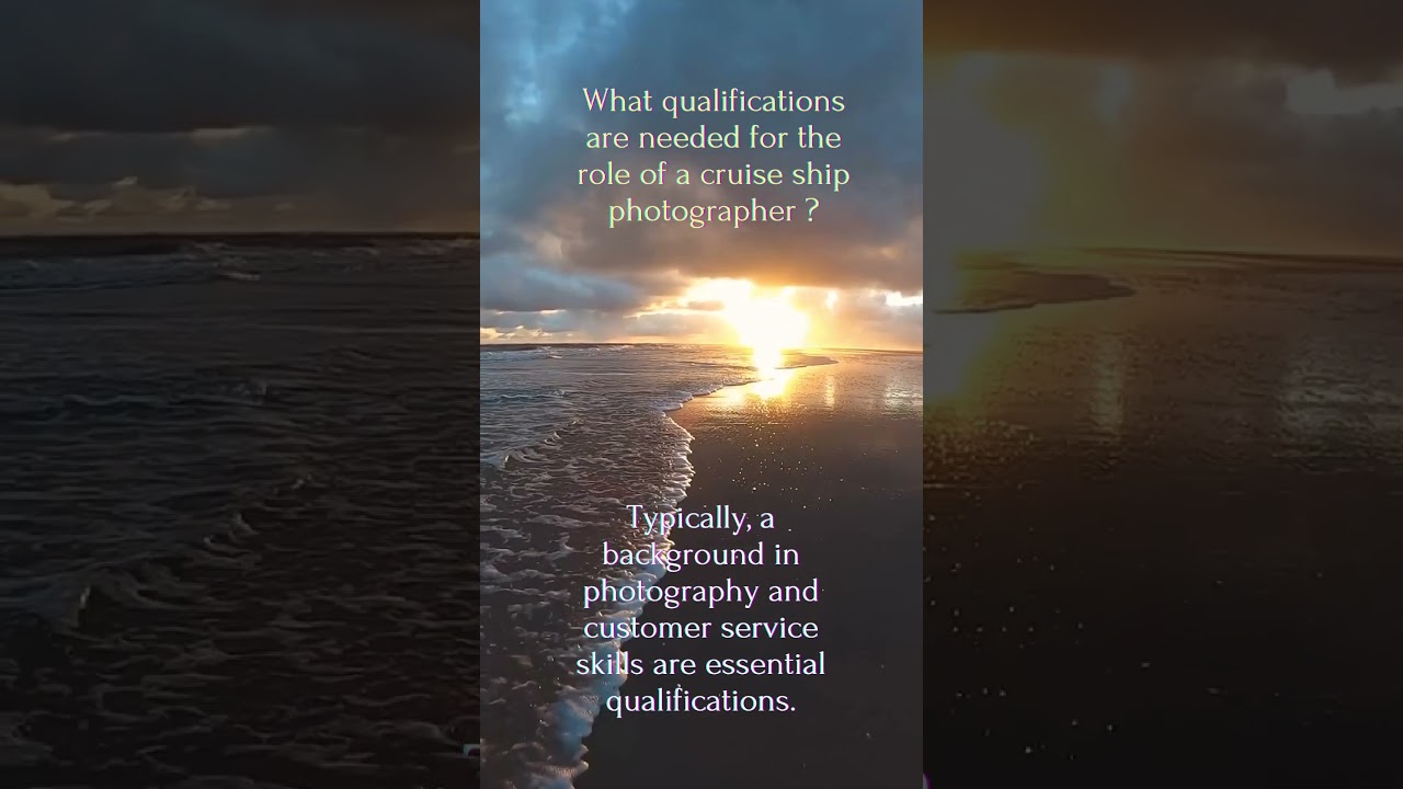 Part 3: Cruise ship Photographer 