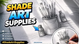 #30 || Easy Pencil Shading Art Supplies Drawing || Step By Step Tutorial ||