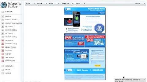 Building a Microsite