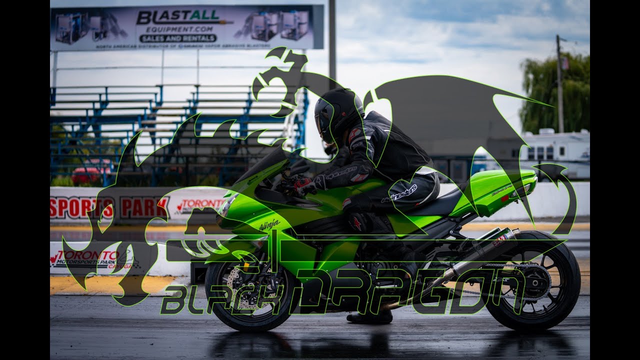 Kawasaki ZX14 Drag Bike Air Shifter Test YouTube