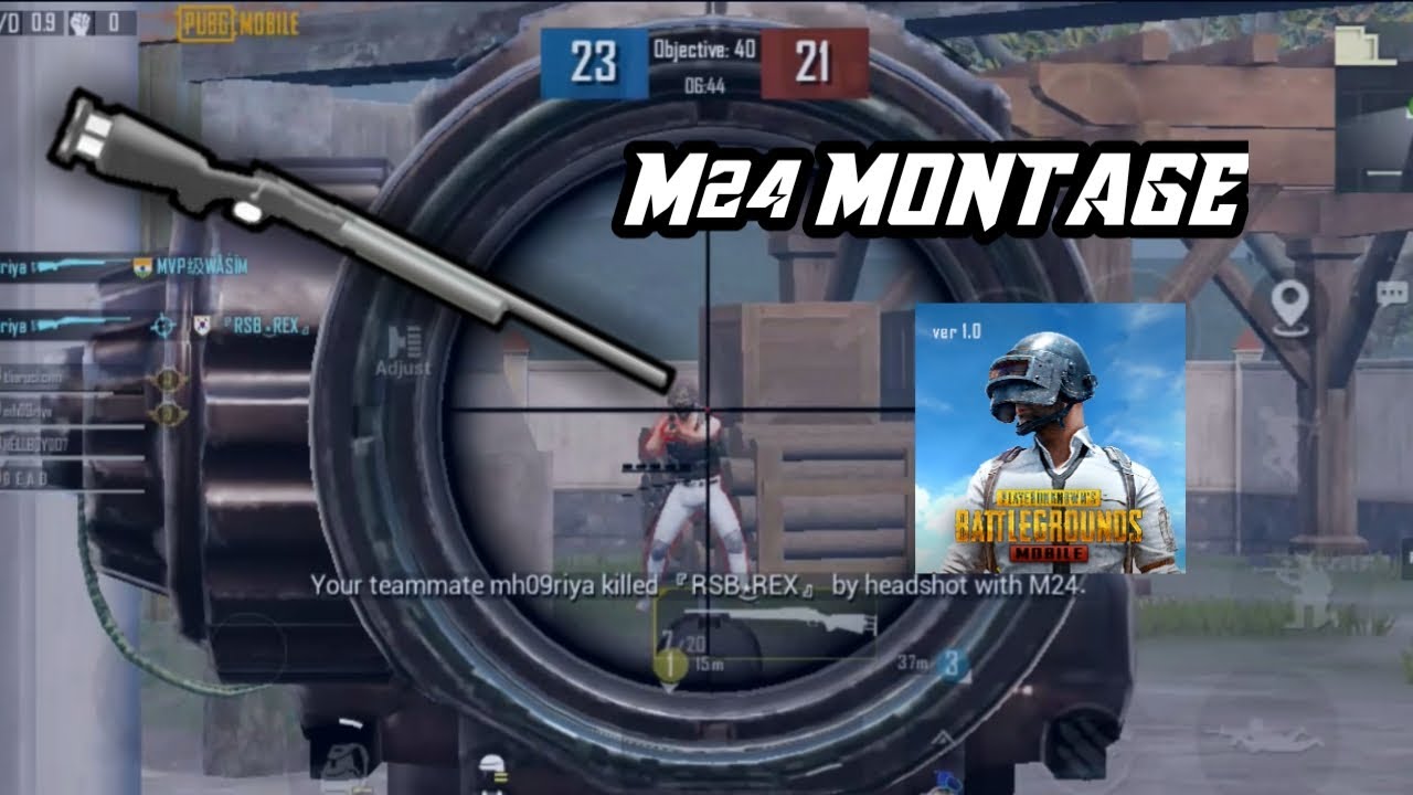 TDM | M24 Montage | Pubg Mobile | #deadzone - YouTube