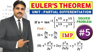 EULER'S THEOREM IN PARTIAL DIFFERENTIATION SOLVED PROBLEM 5 @TIKLESACADEMY