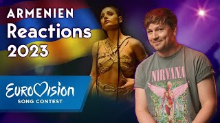 Brunette - "Future Lover" - Armenien | Reactions | Eurovision Song Contest 2023 | NDR