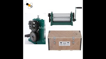 manual beeswax embossing machine video