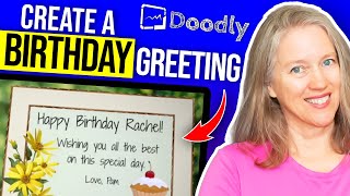 NOVITÀ! Come creare un video di auguri di compleanno con Doodly | Tutorial Doodly screenshot 1