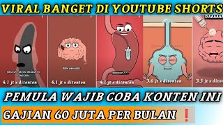 GAJIAN 60 JUTA / BULAN || Youtuber Pemula Wajib Coba Konten Ini - MODAL HP ANDROID SAJA