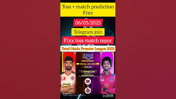 IDream vs Chepauk Toss Prediction | ITT vs CSG Toss Prediction Today#toss#tnpl