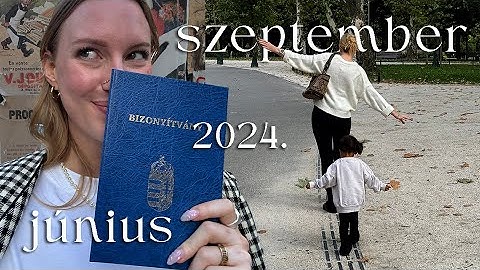 Az élet gyerek előtt és után♥️ | DUPLAVLOG: 2024. június vs. szeptember | Ünnepi hét 2024.
