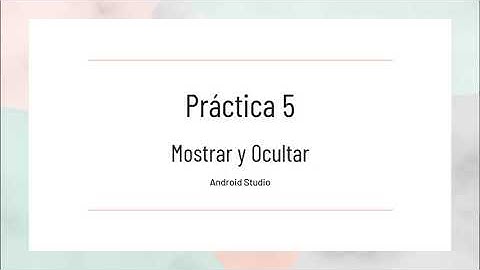 Hide and Show (Mostrar y ocultar) imagen en Android Studio.