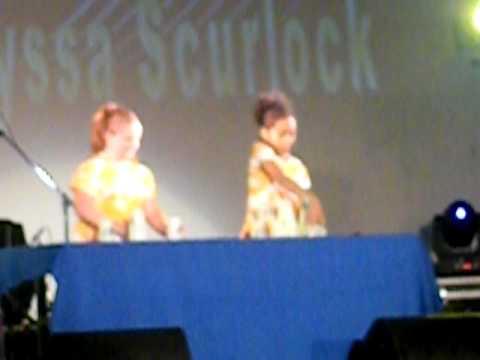 Alyssa and Mari - Speed Stack - Atsugi Talent Show