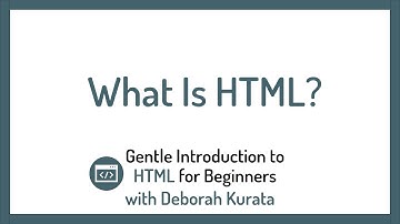 What Is HTML? (Clip 3): Gentle Introduction to HTML for Beginners