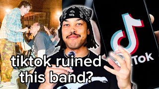 seeing a band that blew up on tiktok live