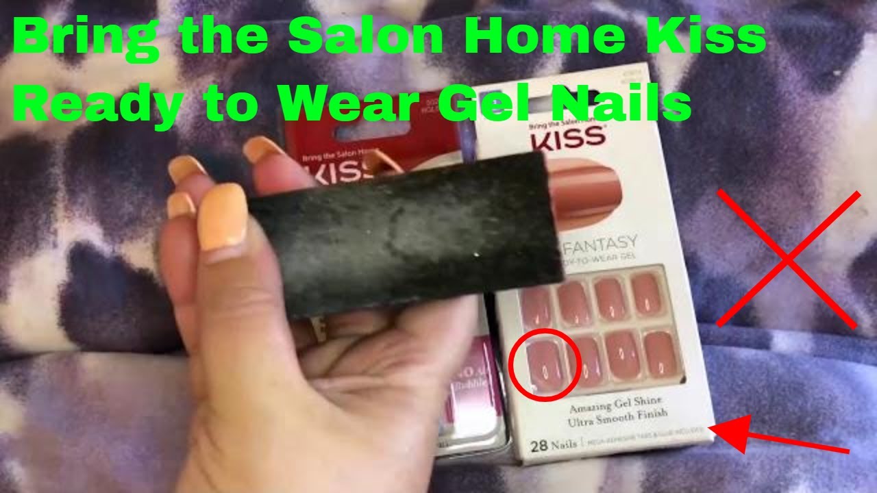 ✅  How To use Bring the Salon Home Kiss Ready to Wear Gel Nails Review