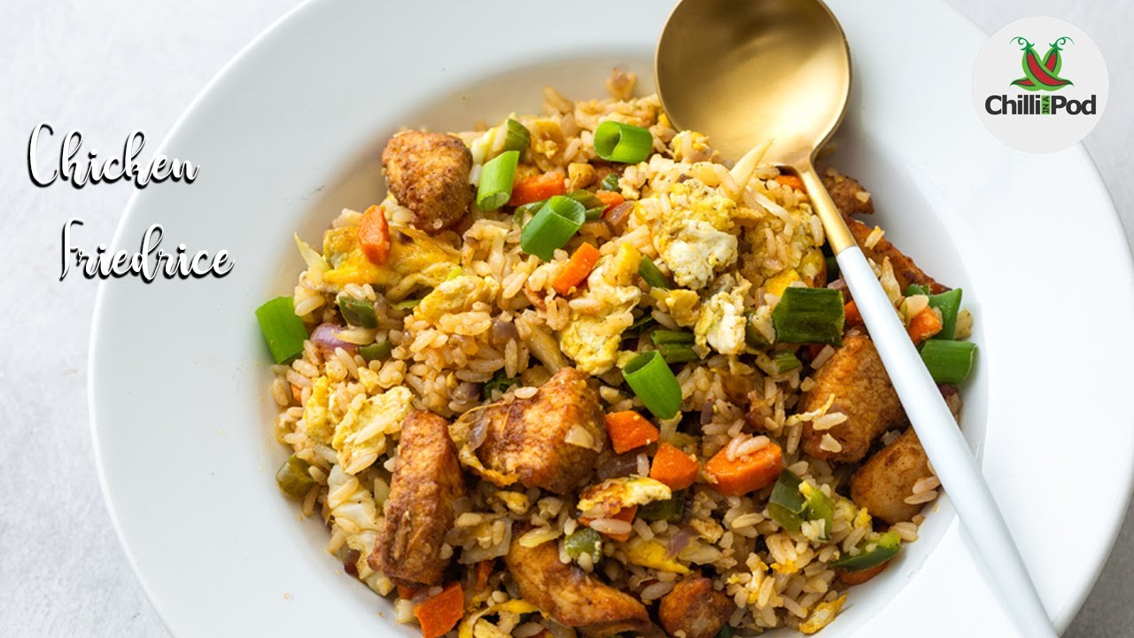 Street style chicken fried rice | How to make Chicken  