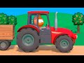 El Gatito Koté | Aprendemos los animales | El tractor rojo