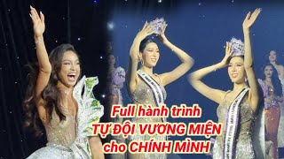 Cận cảnh MAI NGÔ từ bật khóc đến té ghế khi xem 3 lần nuốt MIC của DỊU THẢO rồi tự đội vương miện