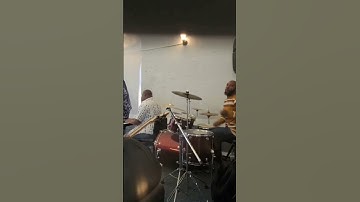 Old Man 3 Piece Shenanigans Jesus!!!! #explore #drums #shorts #liveband #praisebreak  #churchy #O3P