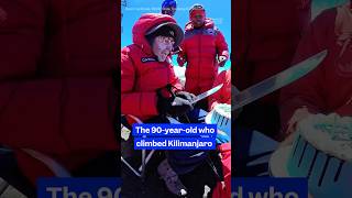 Mount #Kilimanjaro was no match for this 90-year-old. #longevity #wellness #health