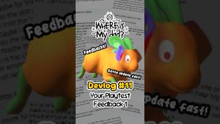 WIMD Devlog 11 - Your Playtest Feedback 1 #gaming  #indiegamedev  #indiegame #devlog #gaming #