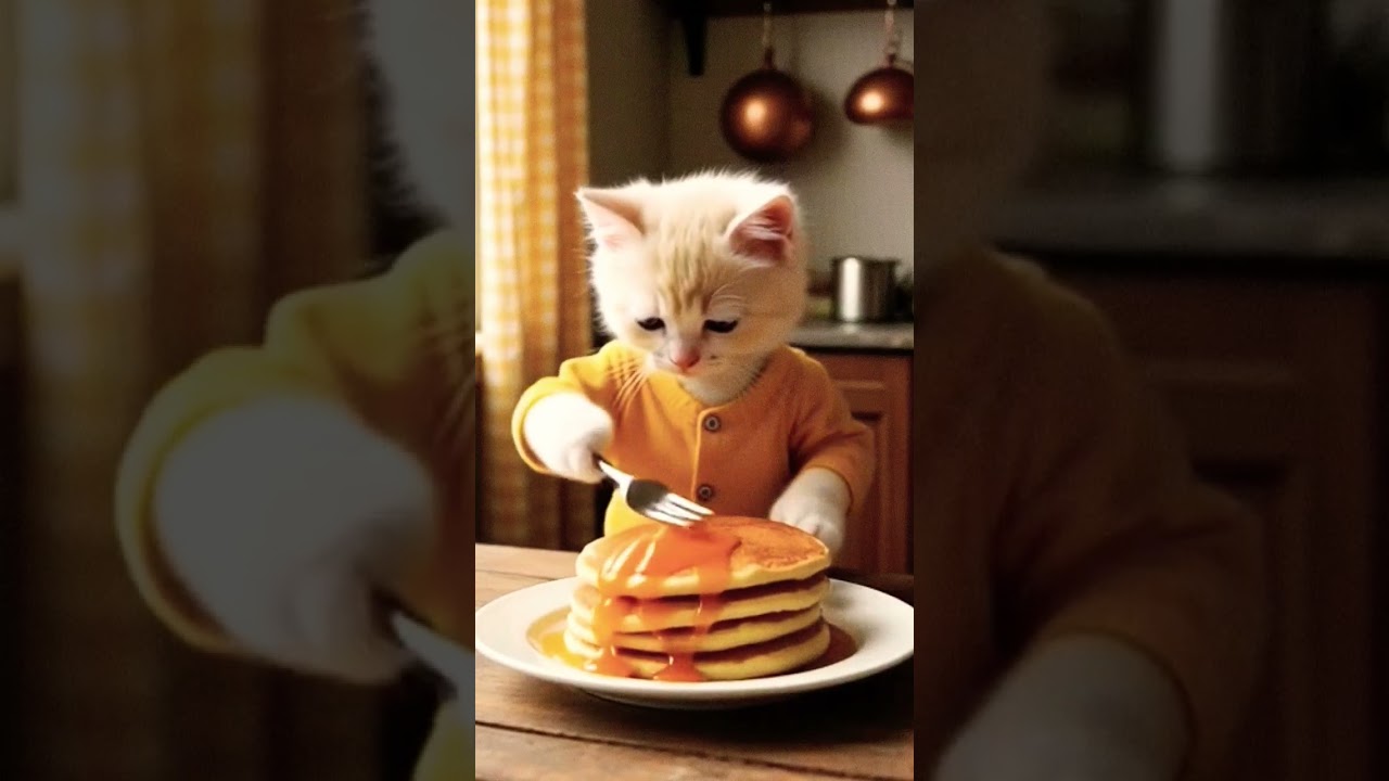 Pancake Stack Attack! 🥞🐱