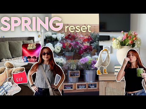 Spring Reset 🐥🌷 (closet Clean Out, Re-decorating, Spring Hauls, Finishing Heated Rivalry, + More!