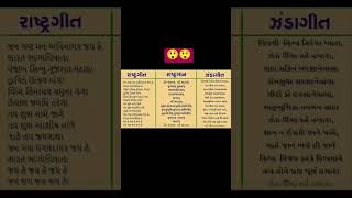 રાષ્ટ્રગીત, રાષ્ટ્રગાન &amp; ઝંડાગીત એક જ વીડિયોમાં #viralshort #gk#trendingshorts#new #shortsfeed#india