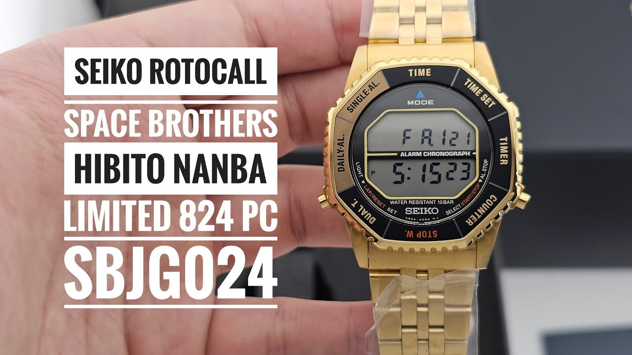 Seiko Rotocall Space Brothers Hibito Nanba Limited Edition 824 Pc