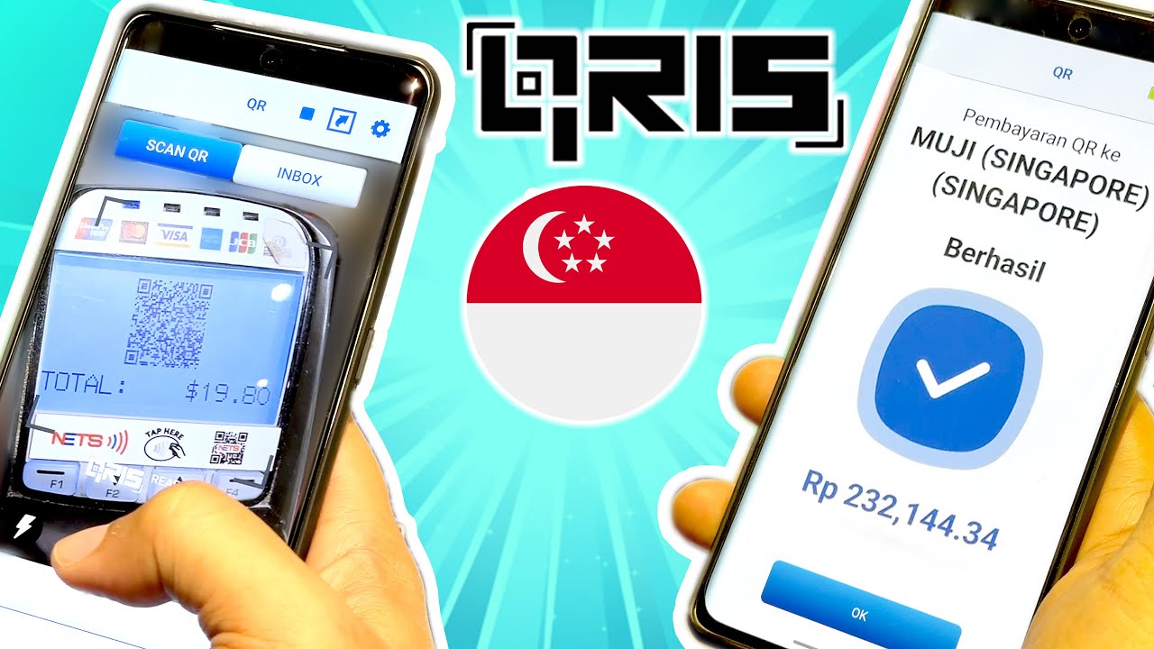 SAH‼️Sekarang Bisa Bayar Pake QRIS di Singapura