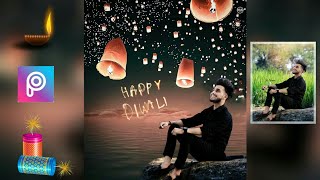 HAPPY DIWALI PHOTO EDITING IN PICSART || PICSART DIWALI PHOTO EDITING || PICSART MOBILE APPS EDITING screenshot 4