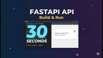 Python FastAPI Tutorial: Build an API in UNDER 30 Seconds!