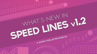 Speed Lines - Whats New V1.2