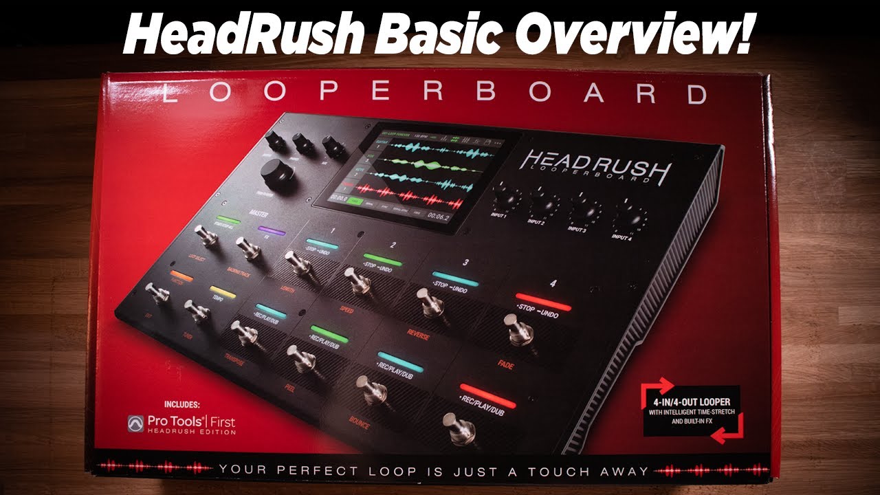 【高性能ルーパー】HEADRUSH Looperboard Guitar Loop Pedal - Looperboard | HeadRush FX