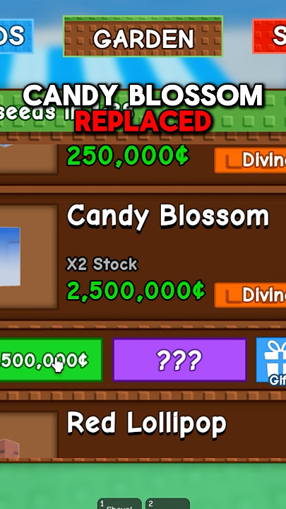 Candy Blossom is getting REPLACED Next Update #roblox #growagarden
