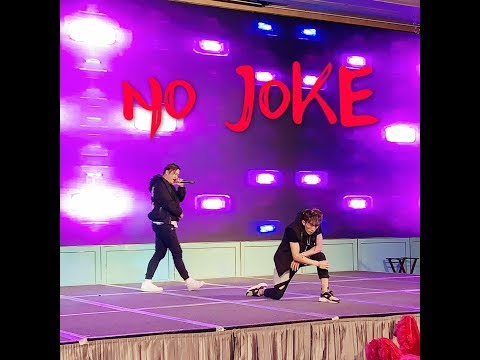 『Aaron』現場賣力演出-NO JOKE唱跳表演
