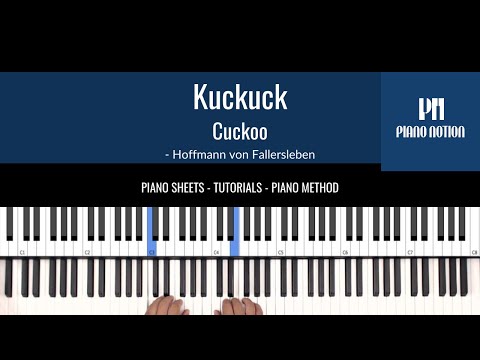 Kuckuck rufts aus dem Wald (leichtes Klavier) - Hoffmann von Fallersleben
