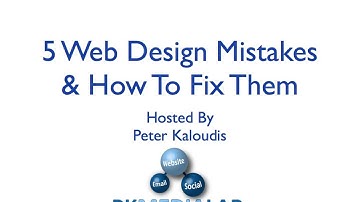 5 Website Design Mistakes & How To Fix Them