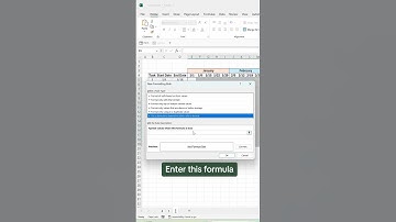 How to Create a Gantt Chart in Excel: Simplified! 📊 #ExcelTips #DataAnalysis #ProjectManagement