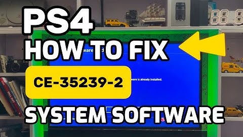How To Fix PS4 Error CE-35239-2 PlayStation System software update required
