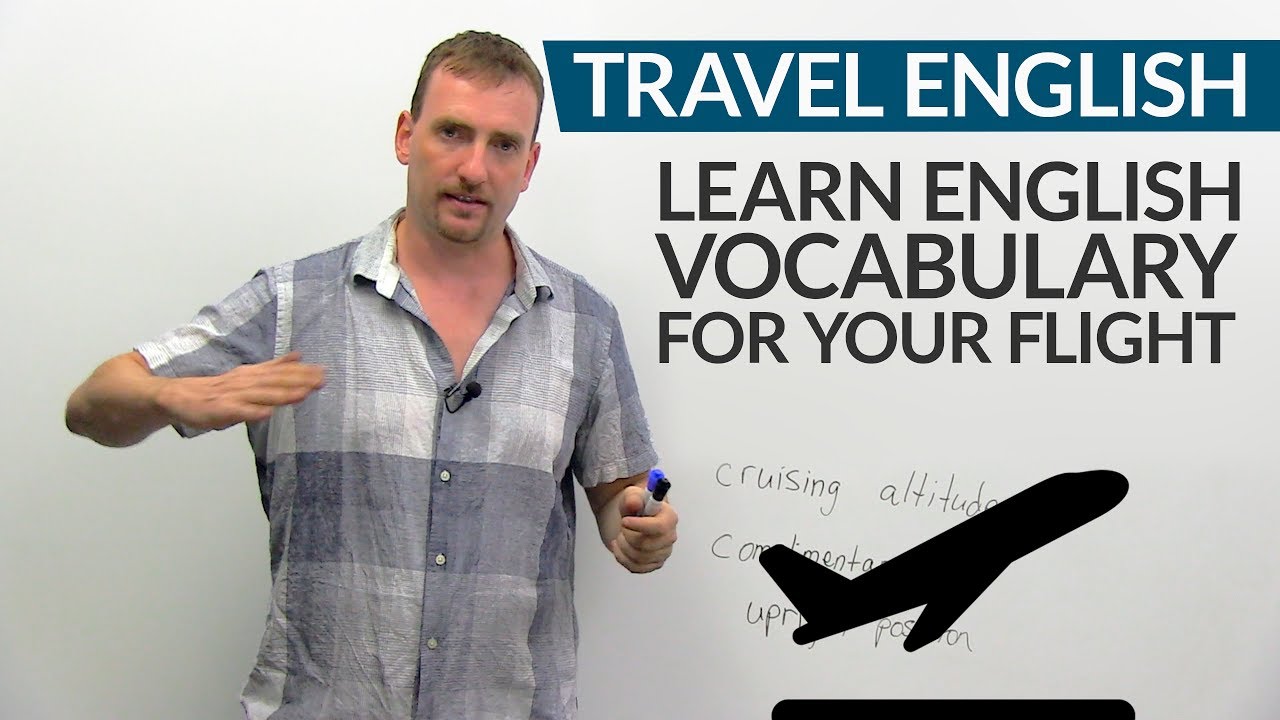 ⁣✈ TRAVEL ENGLISH: Vocabulary & expressions for your flight ✈️