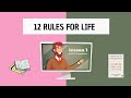 12 rules for life book summary by jordan peterson  the guide to a happy life