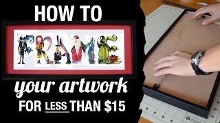 HOW TO FRAME YOUR ARTWORK