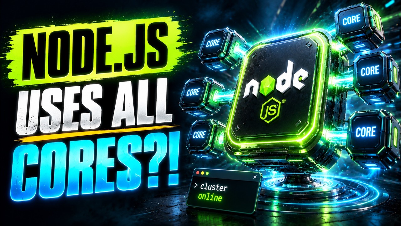 How Node.js Actually Scales Across Multiple CPU Cores. - YouTube