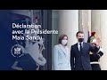 Déclaration conjointe avec Mme Maia SANDU, Présidente de la Moldavie.