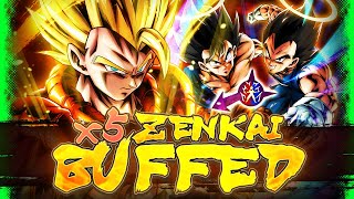 From Strong To Unstoppable 5X Zenkai Buffed Fusing Super Gogeta Dragon Ball Legends