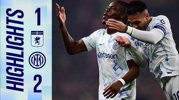 TWO GOALS AND THREE POINTS: WIN IN GENOVA 🖤💙 | GENOA 1–2 INTER | SERIE A 25/26 HIGHLIGHTS 🇬🇧