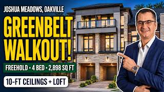 I Wasn't Expecting This | Joshua Meadows Oakville Townhouse Tour: 4 Bed + Loft + Greenbelt Walkout